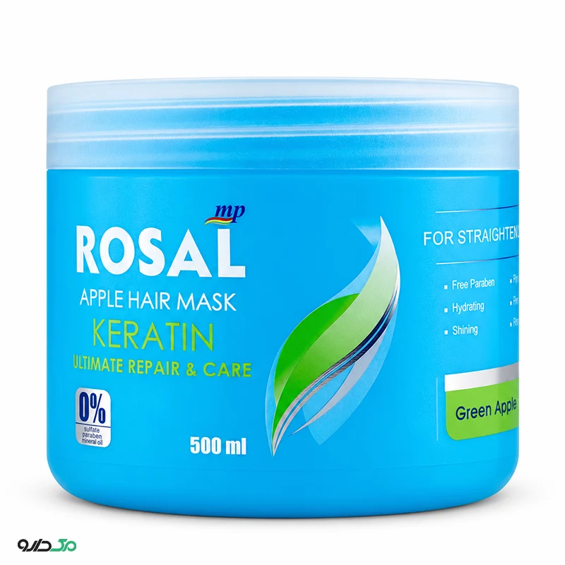 ماسک موی سیب کراتینه ترمیم کننده رزال